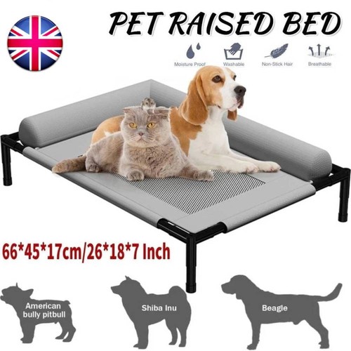 Elevated pet bed dog - bed,