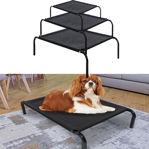 Breathable elevated dog bed - elevated,
