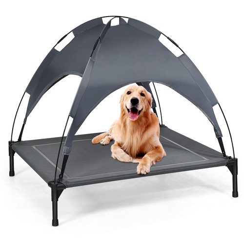 Raised dog bed - dog,