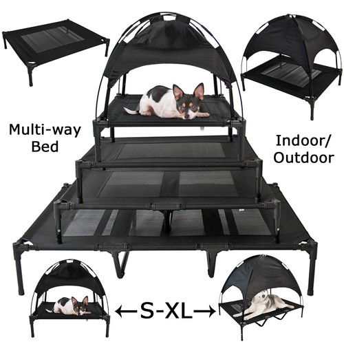 Elevated dog bed pet - elevated,
