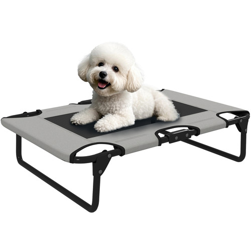 Pawhut raised dog bed - bed, with