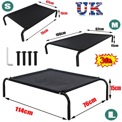 Elevated dog bed pet - elevated,