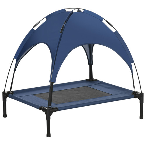Pawhut 76cm elevated dog bed - 76cm,