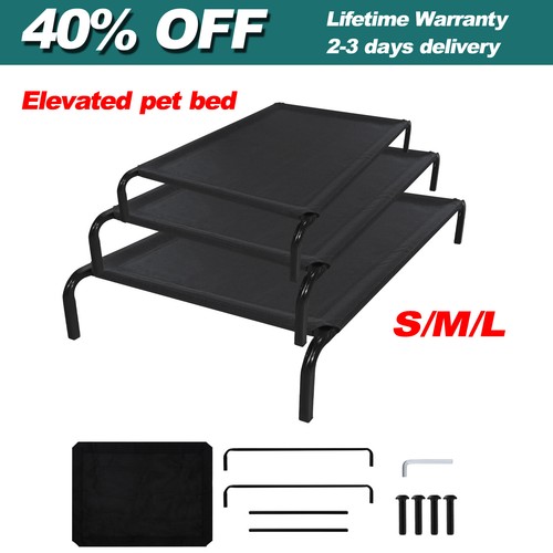 High raised dog bed - dog, elevated