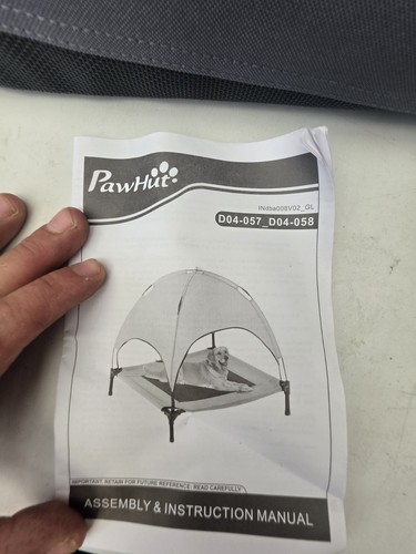 Pawhut elevated dog bed with - pawhut,