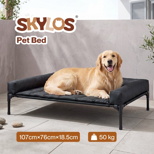 Skylos elevated dog bed large - bed,