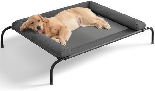 Raised dog bed removable - raised,