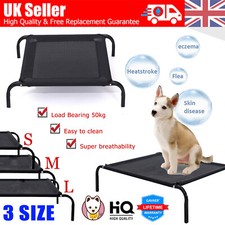 Black Elevated Dog Bed Pet Cat