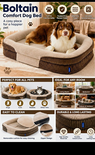 Boltain plush dog bed - boltain, sofa