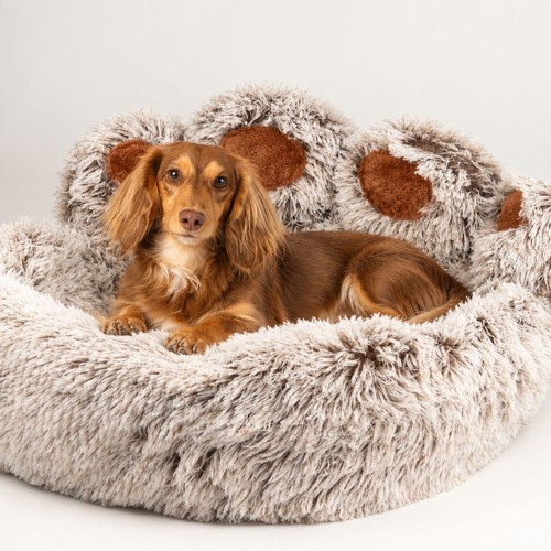 Paw shaped dog bed - shaped,