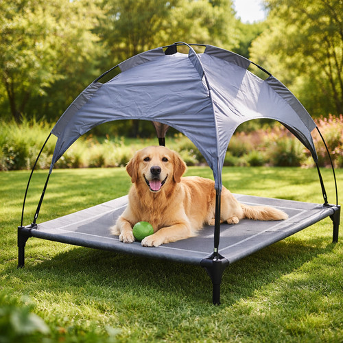 Raised dog bed - raised,