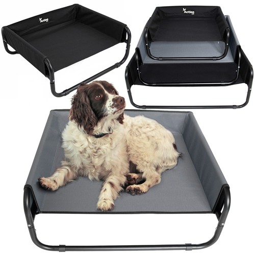 Elevated dog bed pet - cat, with