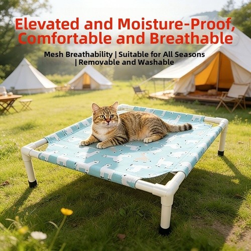 Elevated dog bed - elevated, cat
