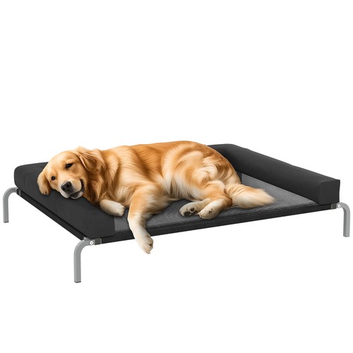 Pawhut elevated dog - pawhut, bed