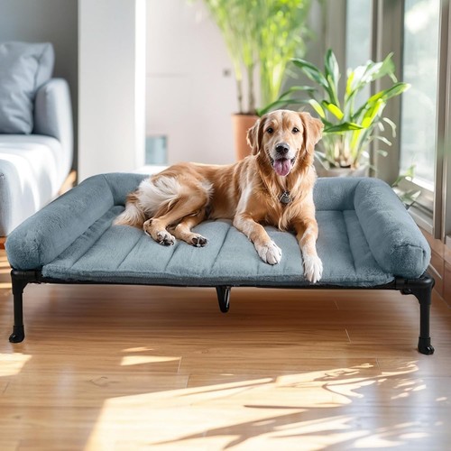 Veehoo elevated dog bed with - dog,