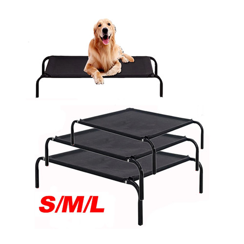 Elevated raised dog bed pet - raised,