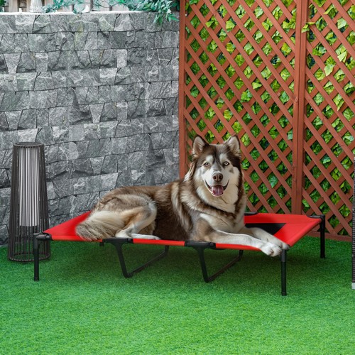 Cooling elevated dog - elevated, bed