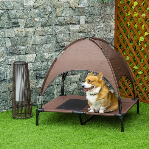 Pawhut 92cm elevated - elevated, dog