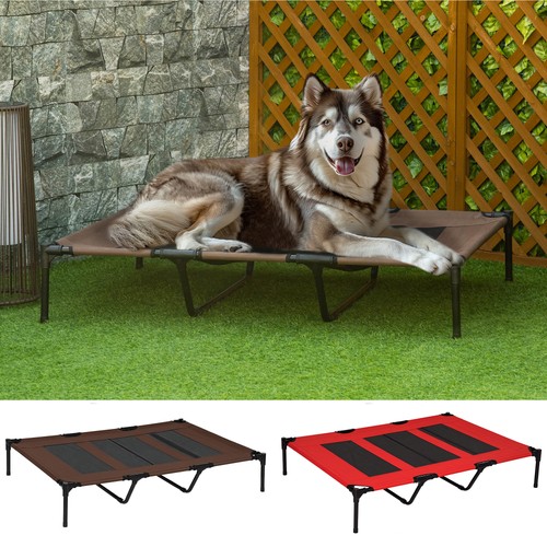 Pawhut elevated dog bed - elevated,