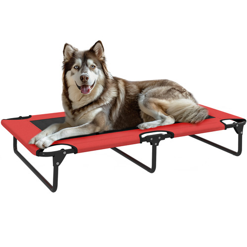Pawhut raised dog bed - dog,