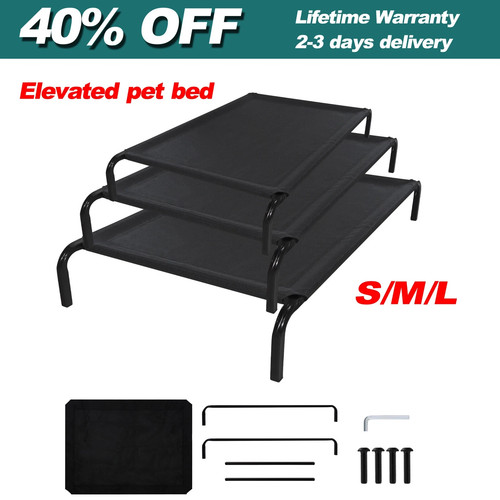 High raised dog bed - high,